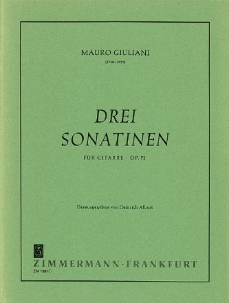 3 Sonatinen op.71 fr Gitarre