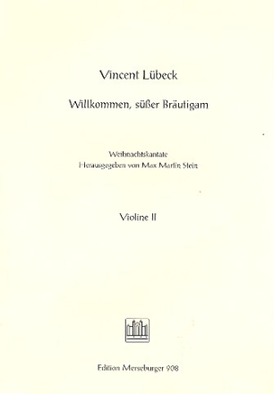 Willkommen ser Brutigam fr 2 Mezzosoprane und Streicher Violine 2