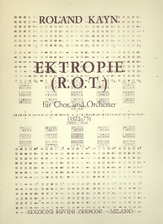 Ektropie (R.O.T.)  per coro misto e orchestra partitura (it)