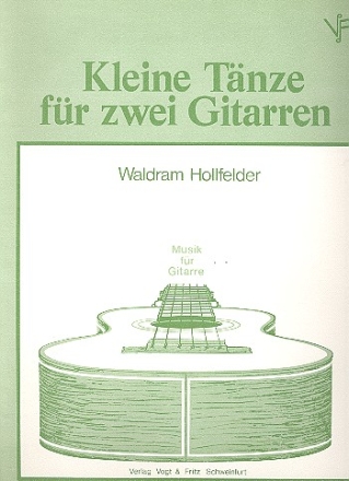 Kleine Tnze fr 2 Gitarren Spielpartitur