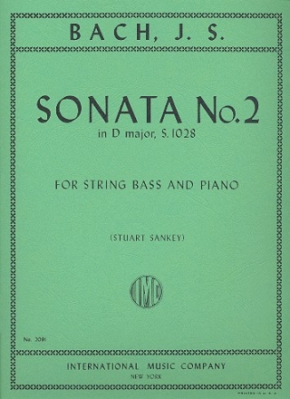 Sonata D major no.2 BWV1028 for double bass and piano