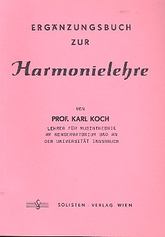 Ergnzungsbuch zur Harmonielehre