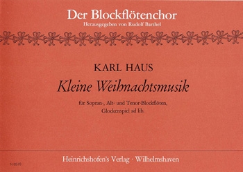 Kleine Weihnachtsmusik fr Sopran-, Alt- und Tenorblockflten Partitur