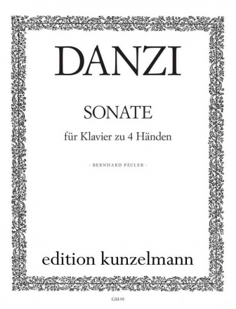 Sonate C-Dur fr Klavier zu 4 Hnden