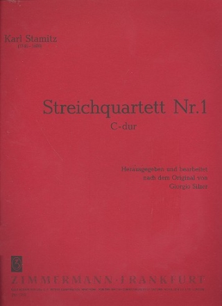 Streichquartett C-Dur Nr.1 Stimmen 