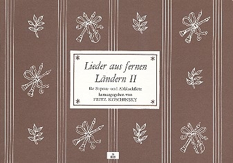 Lieder aus fernen Lndern Band 2 fr 2 Blockflten (SA) Spielpartitur