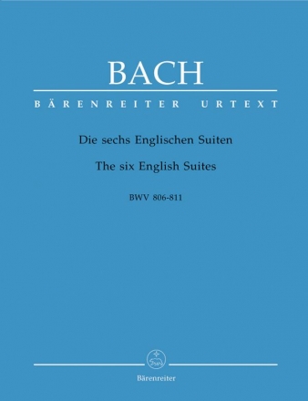 Die 6 Englischen Suiten BWV806-811 fr Klavier