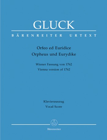 Orfeo ed Euridice (Wiener Fassung 1762) Klavierauszug (it/dt)