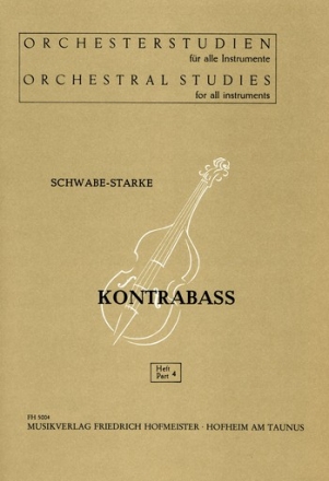 Orchesterstudien Band 4 fr Kontraba