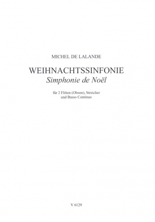 Weihnachtssinfonie fr Kammerorchester Partitur (= Cembalo/Orgel)