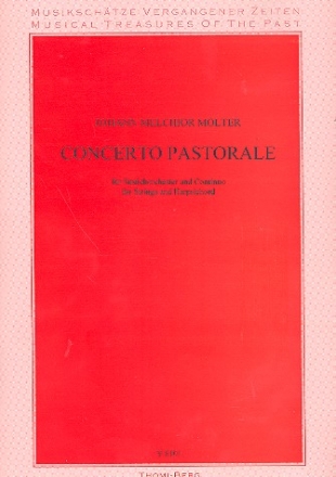 Concerto pastorale fr Streichorchester und Bc Partitur (= Cembalo/Klavier/Orgel)