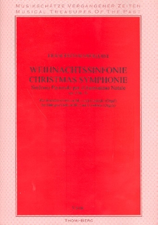 Weihnachtssinfonie op.2,12 fr Streicher und Bc Partitur (= Cembalo/Orgel)