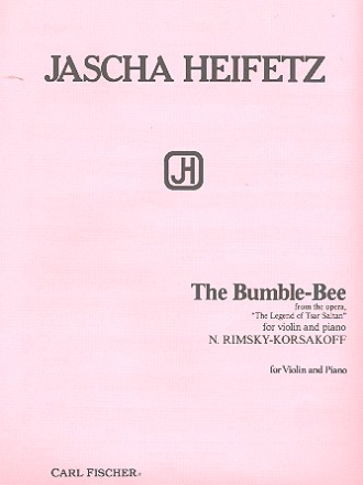 Flight of the Bumble Bee for violin and piano