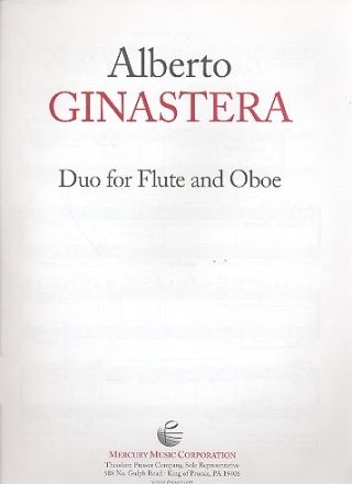 Duo for flute and oboe score