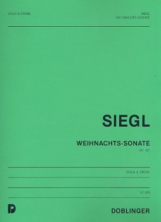 Weihnachtssonate op.137 fr Viola und Orgel