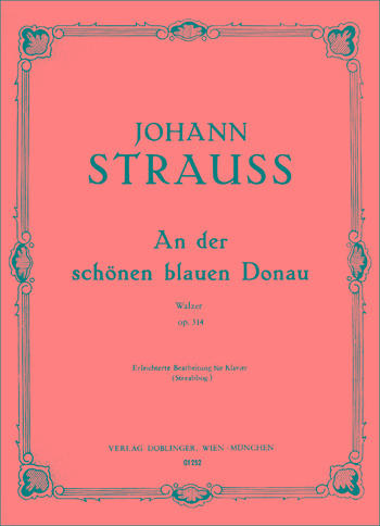 An der schnen blauen Donau op.314 fr Klavier