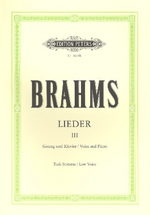 Lieder Band 3 fr Gesang (mittel) und Klavier