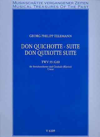 Don Quichotte Suite TWV55:G10 fr Streichorchester und Cembalo (Klavier) Partitur (= Cembalo)