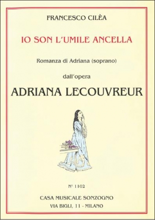 Io son l'umile ancella  aus Adriana Lecouvreur fr Sopran und Klavier