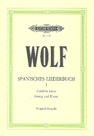 Spanisches Liederbuch Band 1 fr Singstimme und Klavier (original, dt/en)