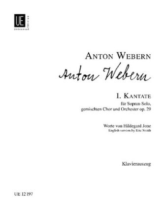 Kantate Nr.1 fr Chor und Orchester Klavierauszug (dt)