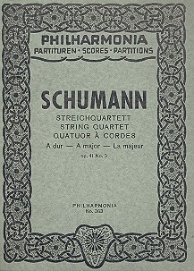 Streichquartett a-Dur op.41,3 Studienpartitur 