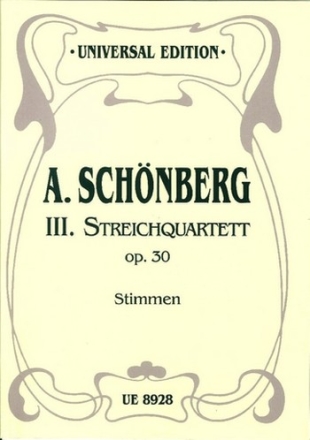 Streichquartett Nr.3 op.30  Stimmen