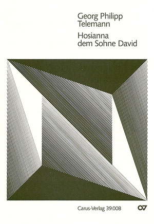 HOSIANNA DEM SOHNE DAVID FUER CHOR (SA) UND BC    PARTITUR