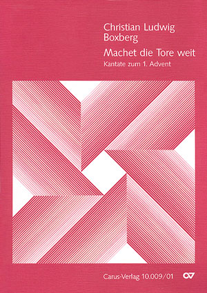 Machet die Tore weit  fr Sopran, 2 Altblockflten, 2 Violinen und Bc Partitur