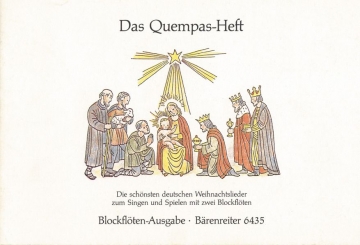 Das Quempas-Heft fr 2 Blockflten (SS/SA) (mit Text) Spielpartitur (36 Lieder)