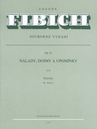 Stimmungen, Eindrcke und Erinnerungen op.41 Reihe 1 Band 4 fr Klavier