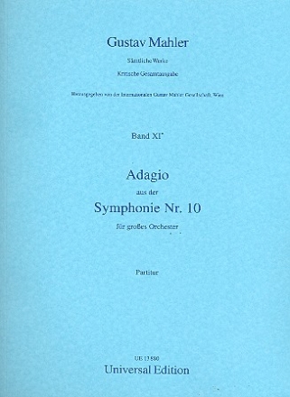 Adagio aus der Sinfonie Nr.10 fr Orchester Partitur