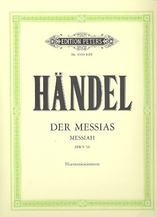 Der Messias HWV56 fr Soli, Chor und Orchester Harmonie+Pauke