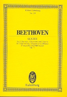 Sextett Es-Dur op.71 fr 2 Klarinetten, 2 Fagotte und 2 Hrner Studienpartitur