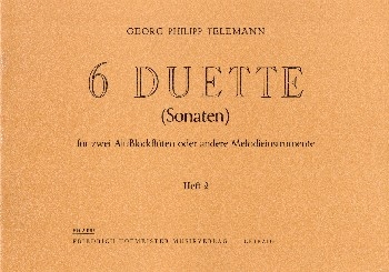 6 Duette Band 2 (Nr.4-6) fr 2 Altblockflten Spielpartitur
