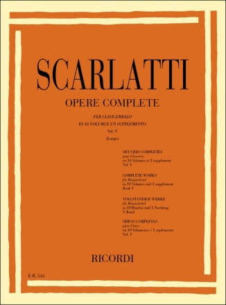 Opere complete vol.5 (sonate 201-250) per clavicembalo 