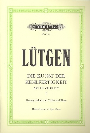 Kunst der Kehlfertigkeit Band 1 fr hohe Singstimme 20 tgliche bungen