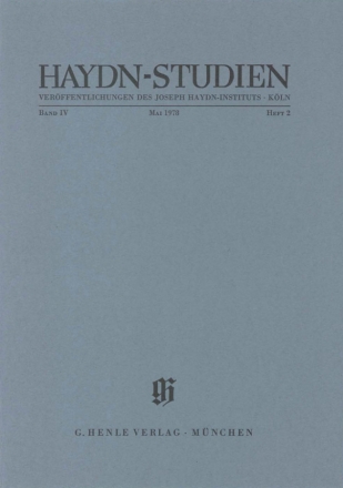 Haydn-Studien Band 4, Heft 2