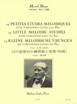 24 petites tudes mlodiques avec variations pour flte Text fr/en/dt/jap/chin