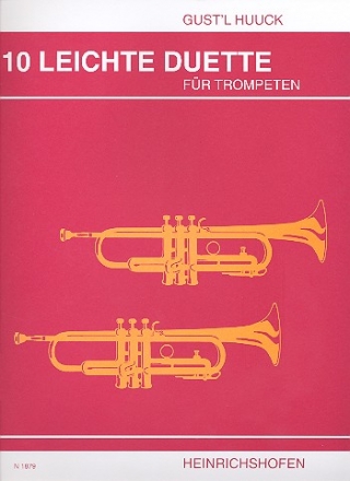 10 leichte Duette fr 2 Trompeten Spielpartitur