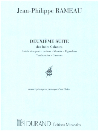 Suite no.2 des Indes Galantes pour piano