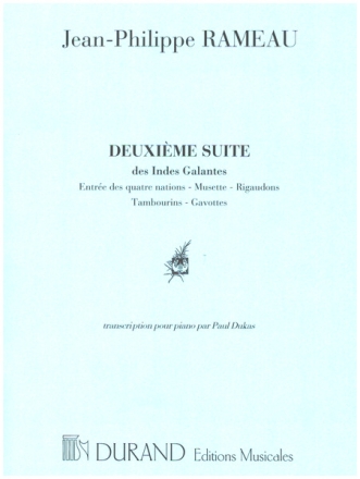 Suite no.2 des Indes Galantes pour piano