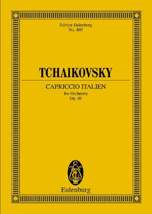 Capriccio italien op.45 fr Orchester Studienpartitur