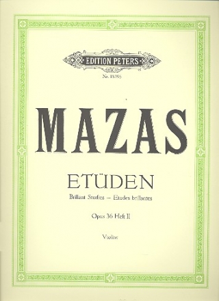 Etüden op.36 Band 2 für Violine
