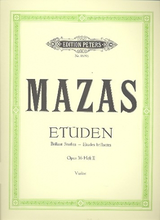 Etden op.36 Band 2 fr Violine