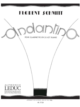 Aandantino pour clarinette et piano