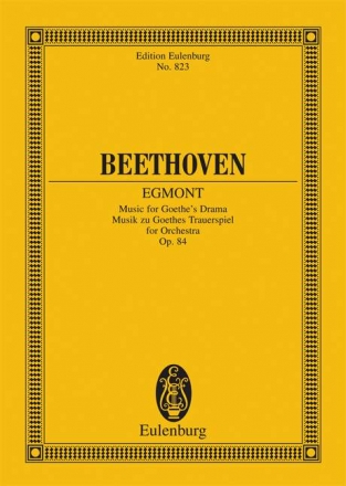 Egmont op.84 - Incidental music  study score