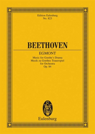 Egmont op.84 - Incidental music  study score