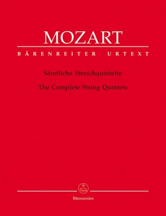 Smtliche Streichquintette  Stimmen