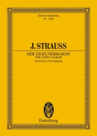 Ouvertre zu Der Zigeunerbaron fr Orchester Studienpartitur